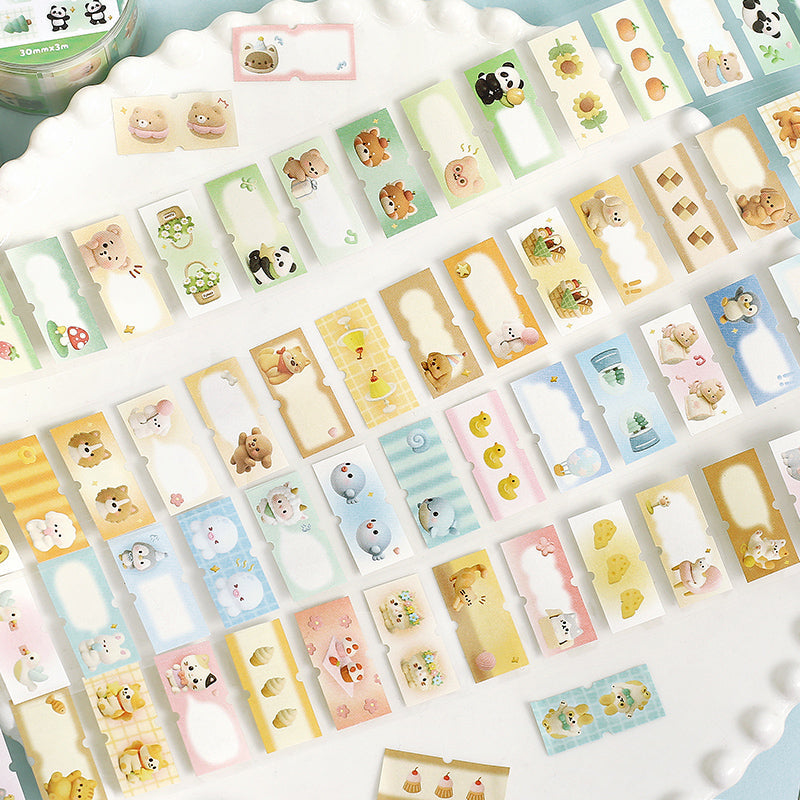 Soft Writing File Soft Diary Series Die Cutting Writing Paper Tape – Journaldream