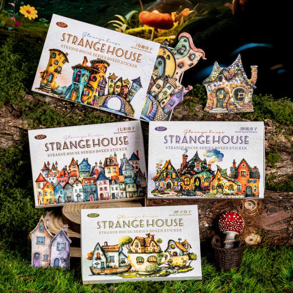 50PCS The Strange House Series sticker