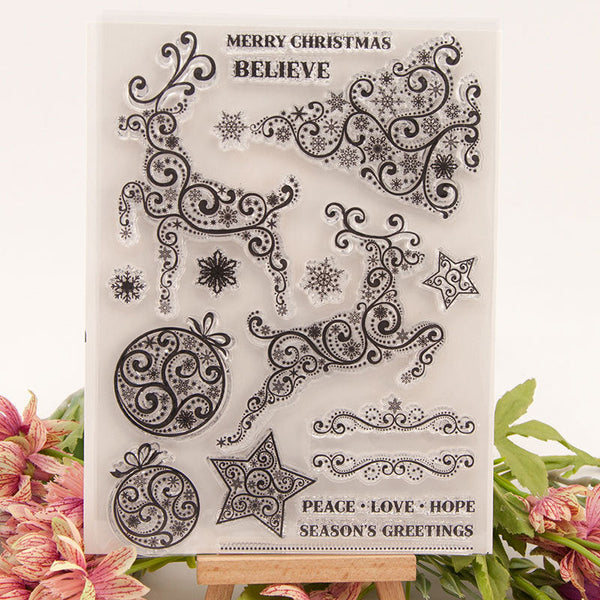 Clear silicone stamp