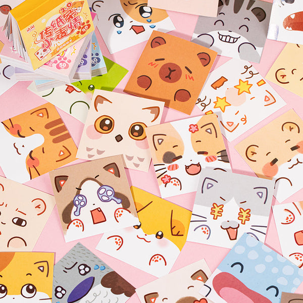 50PCS Little emoji series sticker book