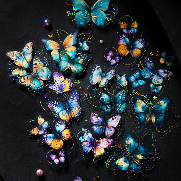 20 pegatinas elegantes de la serie Butterfly 