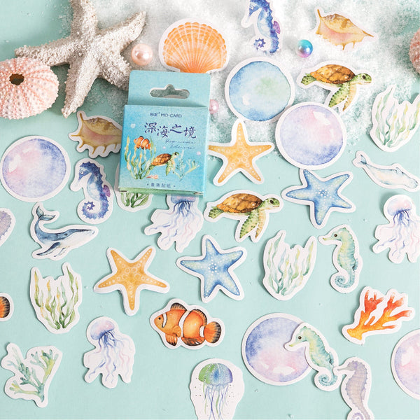 46PCS Deep under the sea series sticker
