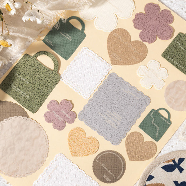 24PCS Poetry in the World series material paper