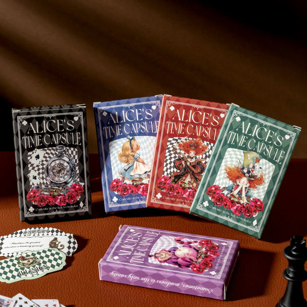 30PCS Alice's time box series sticker