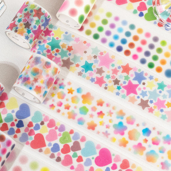 The Colorful Dreams series Die Cutting Flash PET Tape