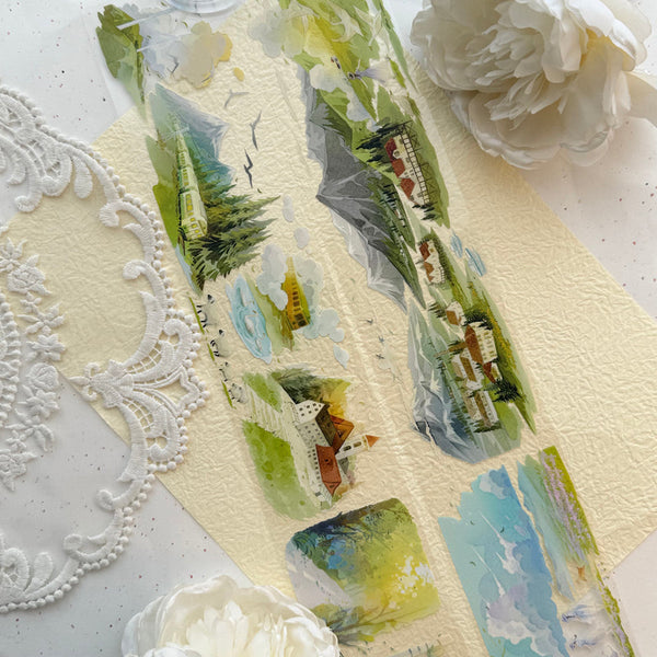 6.5cm*100cm The wind in the wilderness PET Tape