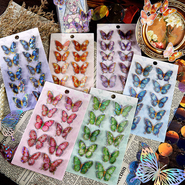 1PCS Dream butterfly fantasy series sticker