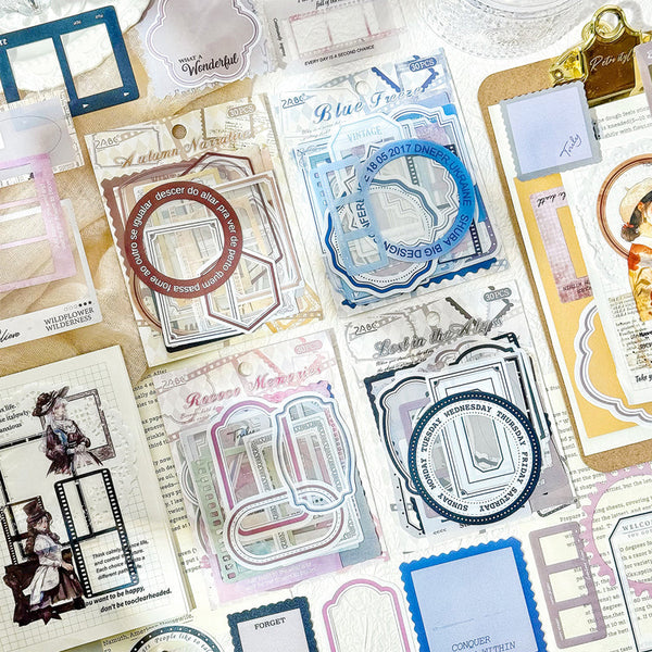 30PCS Freeze Time Trace Series sticker