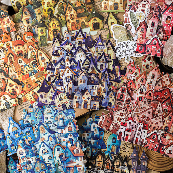 15PCS Fairytale Town series sticker
