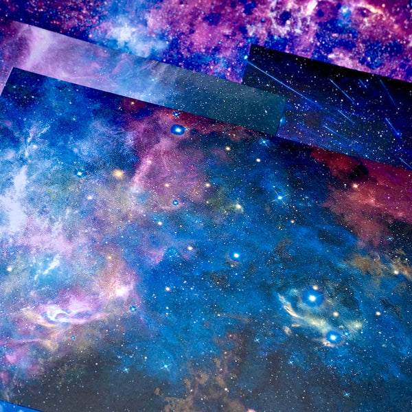 6PCS Cosmic nebula background paper
