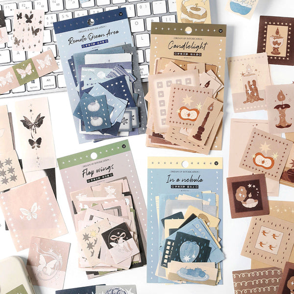 40PCS Dream Ecstasy Series material paper