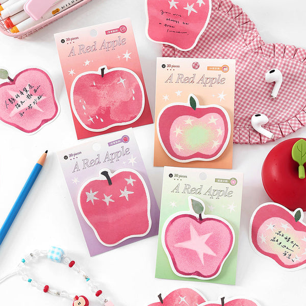 30PCS Apple Universe Series note paper