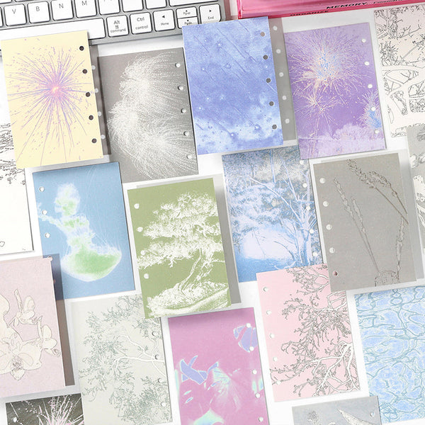 4PCS Star River Clear dream series material paper