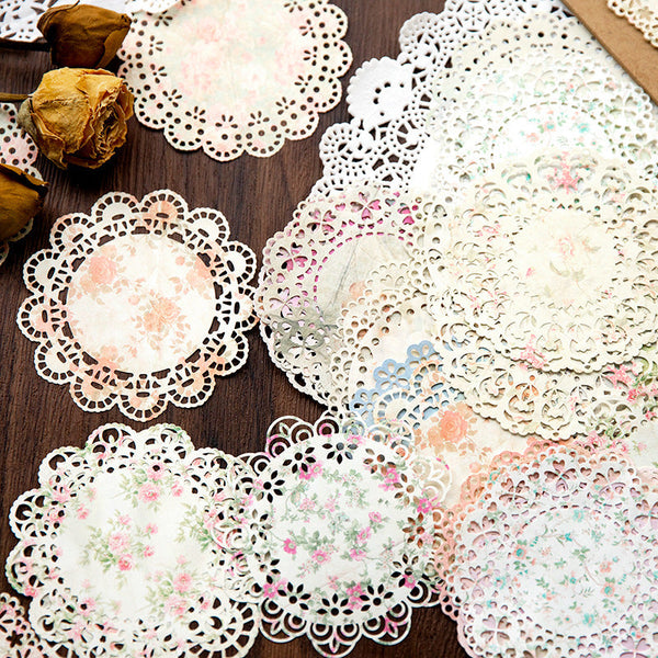 20PCS Dream lace Series material paper