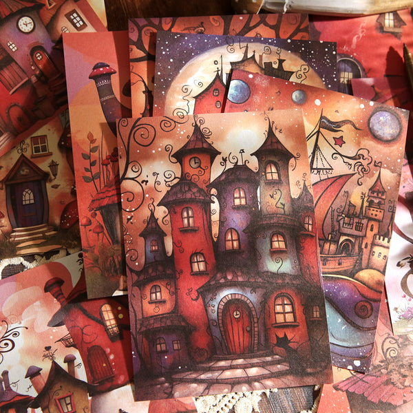 15PCS Fairy Tale World Series material paper
