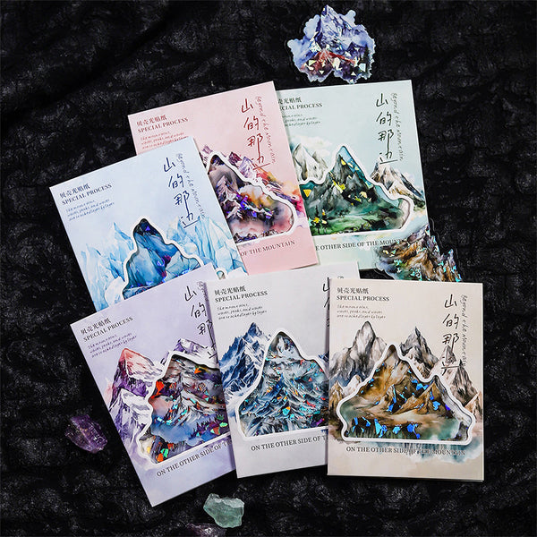 10PCS Beyond the mountains series sticker