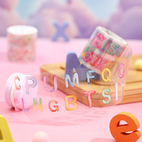 Alphabet Paradise Series Die Cutting PET Tape