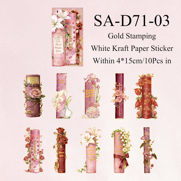 Book Spine Miniatures Series sticker – Journaldream