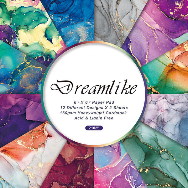 24PCS Dreamlike background paper