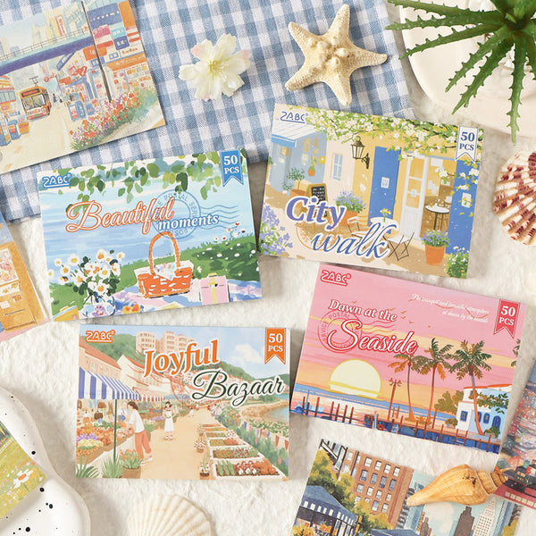 50PCS Free Joyful Song Series material paper