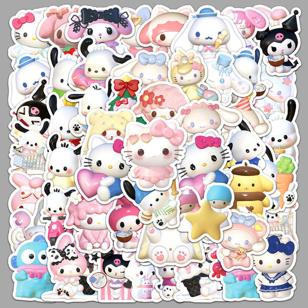50PCS Cartoon Sanrio sticker