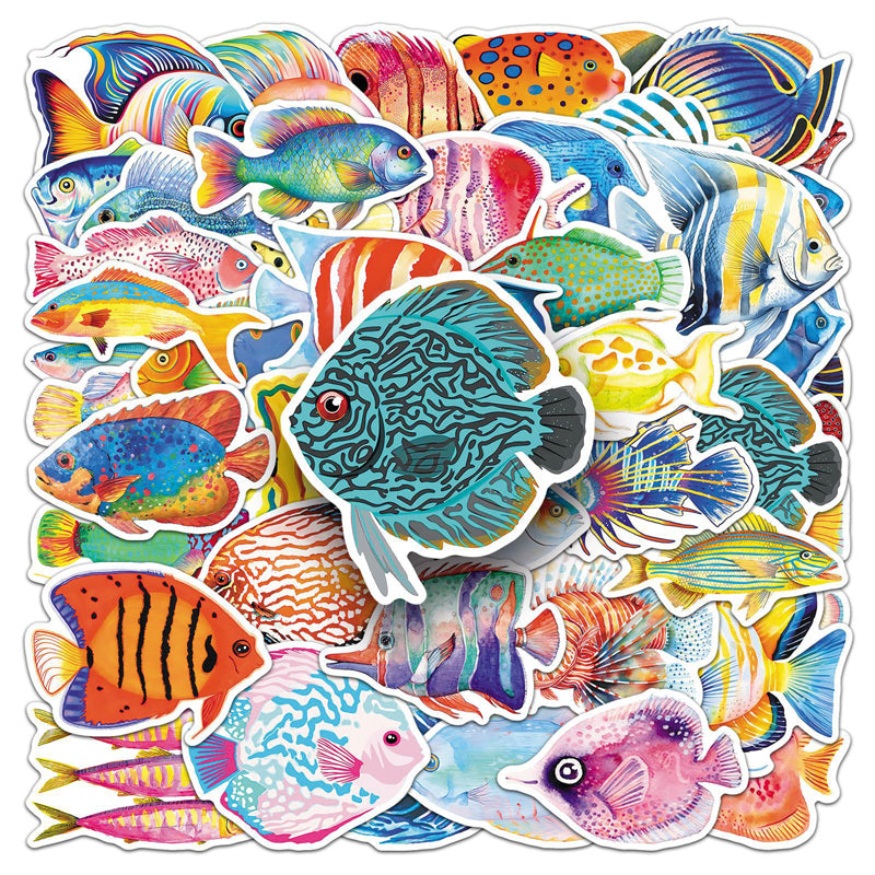Cartoon fish Sticker – Journaldream