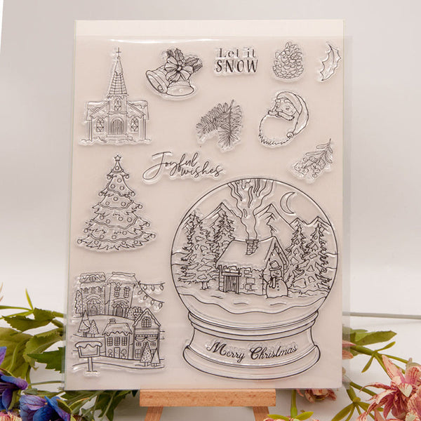 Clear silicone stamp