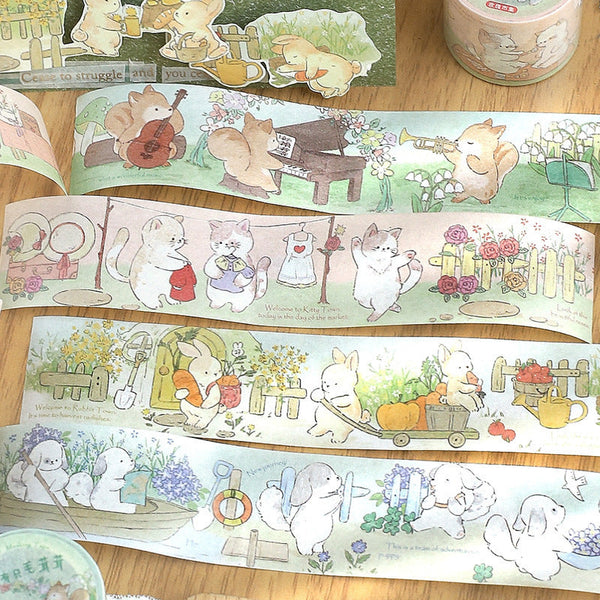 1PCS Furry series washi tape