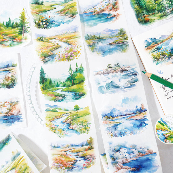 Human landscape series Washi Tape