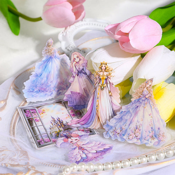 20PCS Pegatinas de la serie La Princesa ha llegado