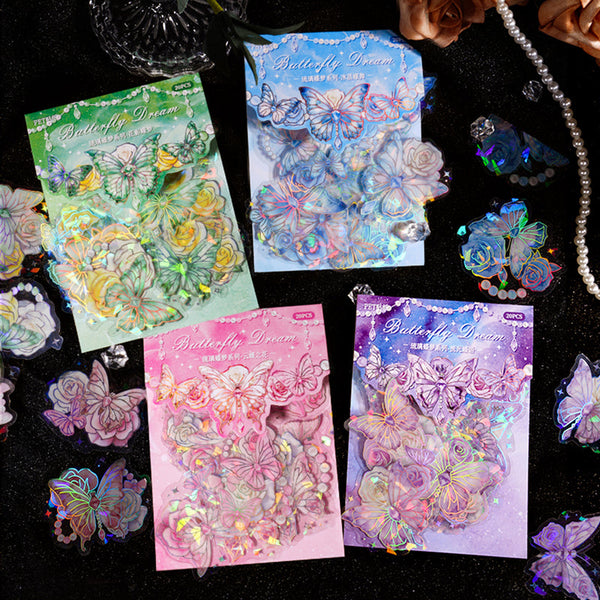 20PCS Butterfly dream series sticker