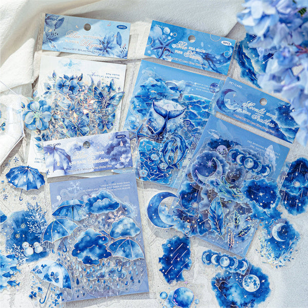 30PCS Blues Dream Painting Series sticker