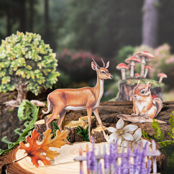25PCS Forest Travel Notes Series sticker