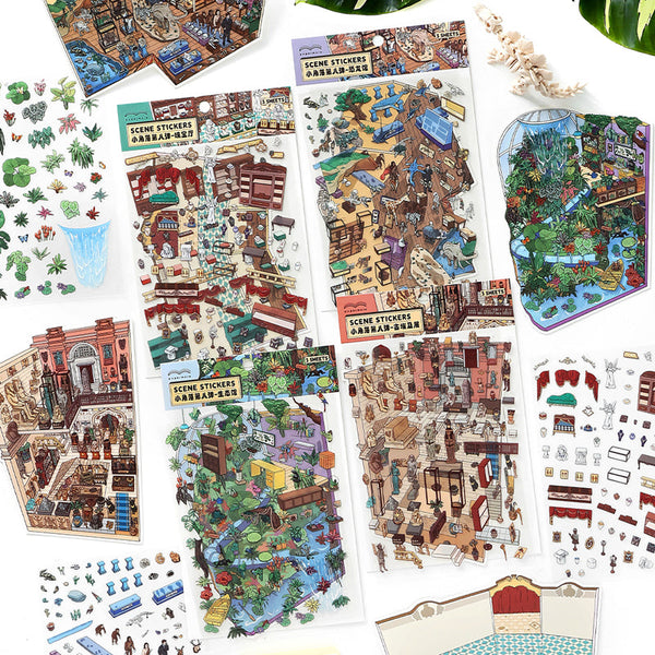 Little corner series 3D Sticker