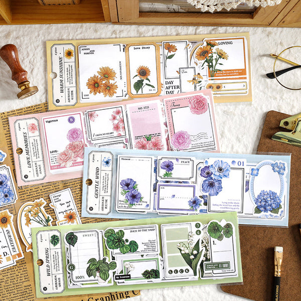 6PCS Mountain Field Breeze Series sticker
