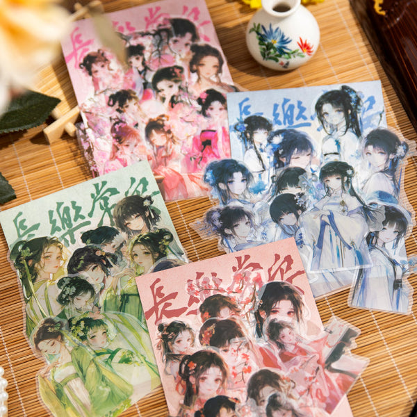 10PCS Traditional dress series sticker