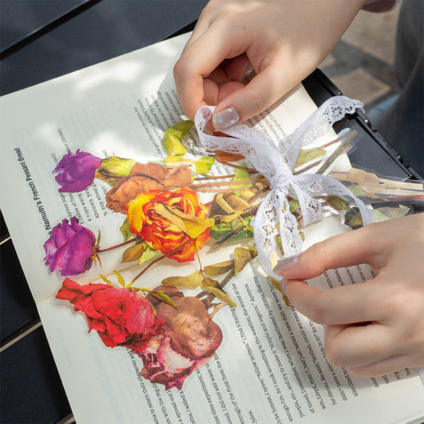 10PCS Weekend Flower Shop series sticker