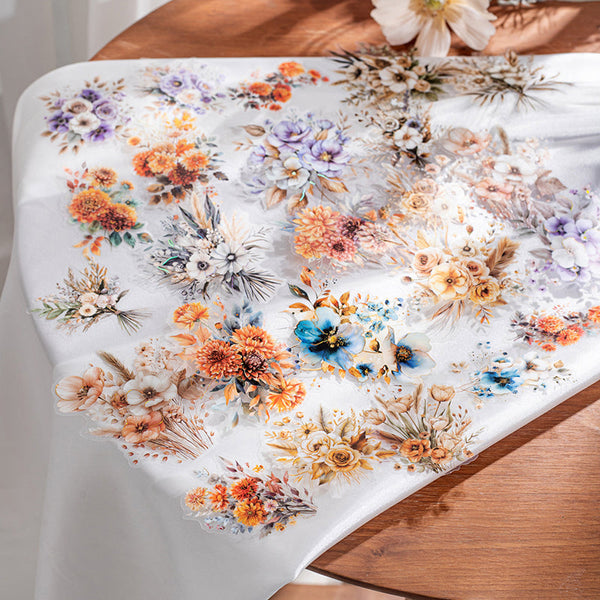 20PCS Flower Island Blooming Series sticker