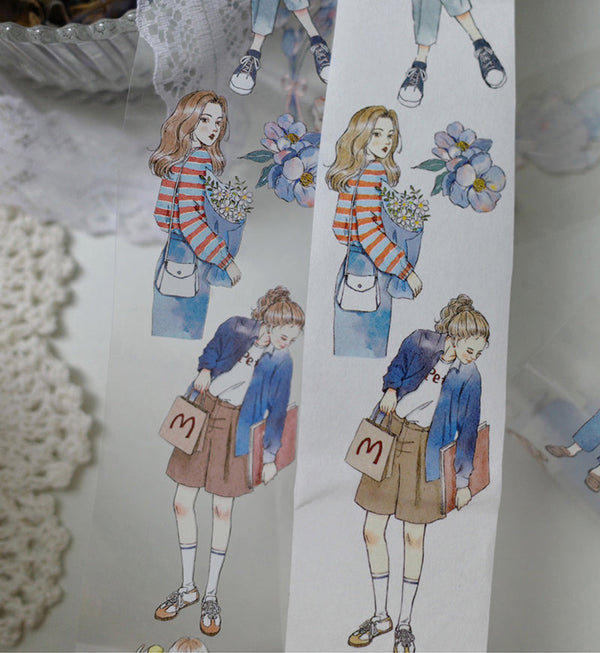 4.5cm*100cm Daily Washi/PET tape