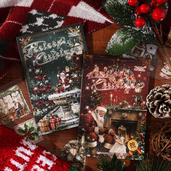 20PCS Christmas Letters Series sticker book