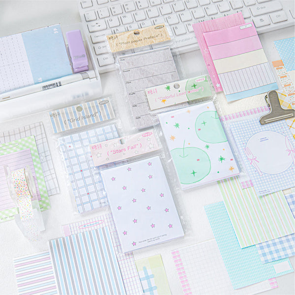 50PCS Pure Love Deeds Series note paper