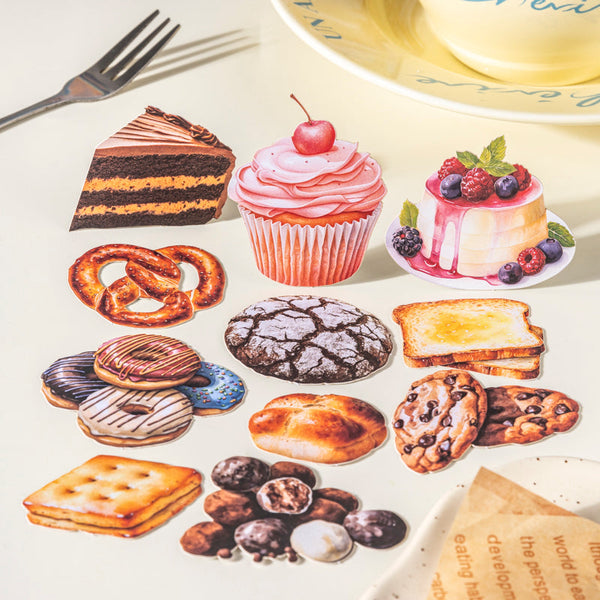 40PCS Baking time series sticker