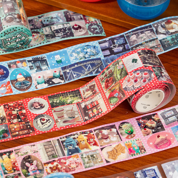 Dessert Time Series Die Cutting Coated Paper Tape