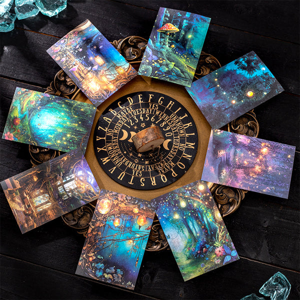 10PCS Twilight Forest Series sticker