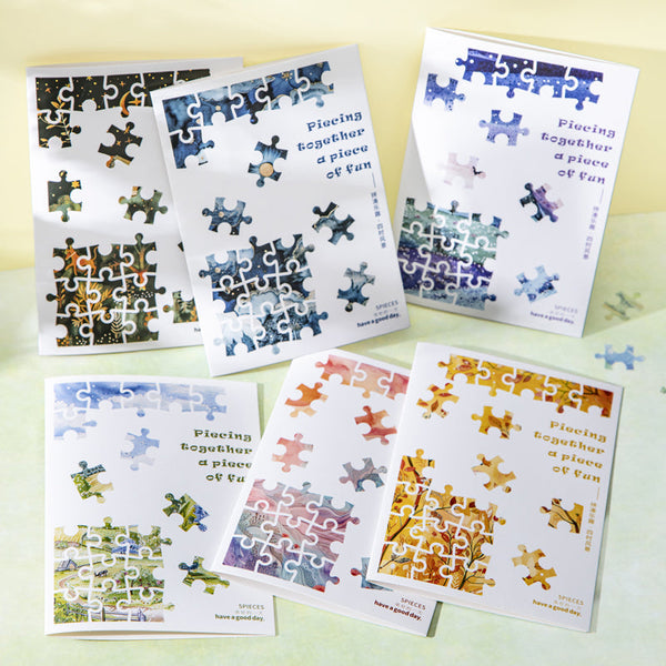 5PCS Scenery of the Four Seasons Series sticker
