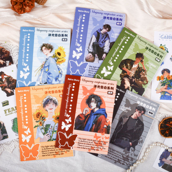 10PCS Confession Series sticker book