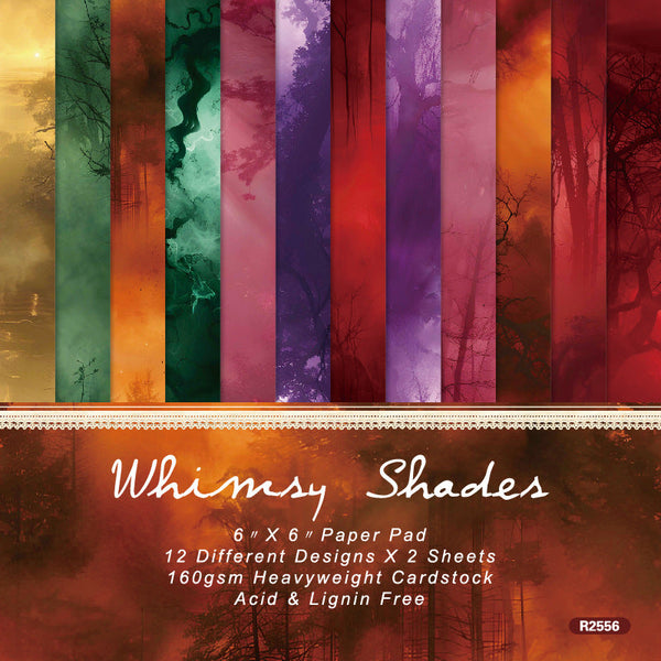 24PCS Whimsy Shades material paper