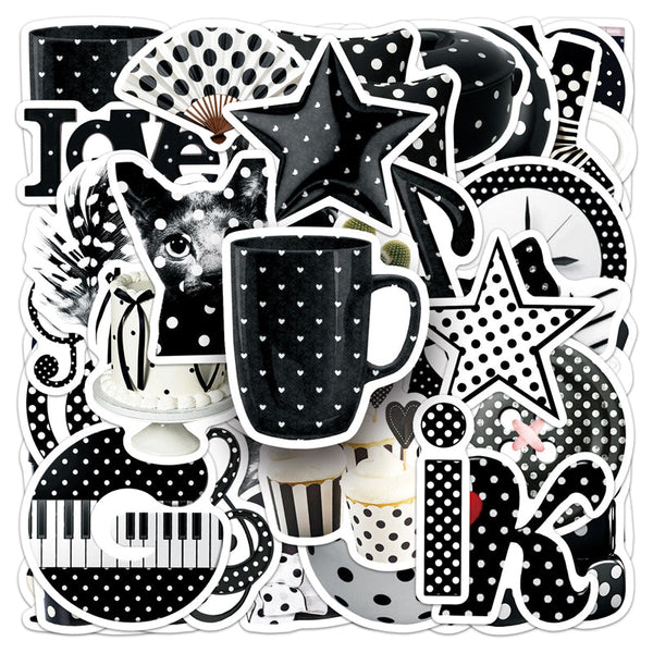 50PCS Polka point Sticker