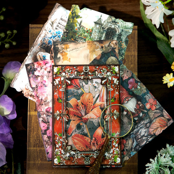 30PCS Old Dreams Series Series material paper