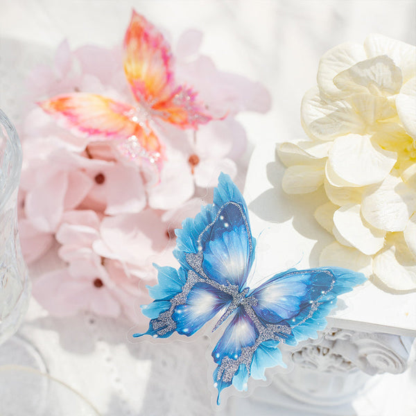 20PCS Flowing Light Butterfly Series sticker